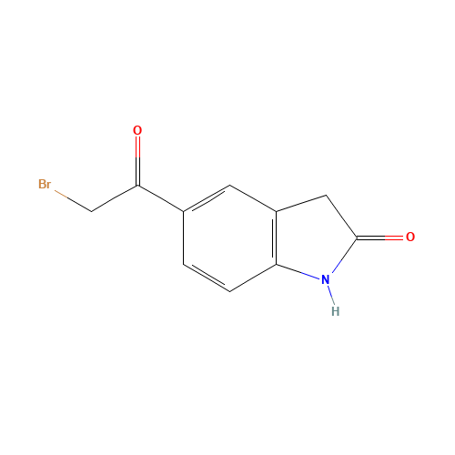 5-(Bromoacetyl)-1,3-dihydro-2H-indol-2-one (CAS: 105316-98-1) - Related Chemical Product