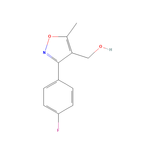 [3-(4-Fluoro-phenyl)-5-methyl-isoxazole-4-yl]-methanol (CAS: 1018297-63-6) - Related Chemical Product
