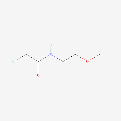 2-chloro-N-(2-methoxyethyl)acetamide (CAS: 10263-66-8) - Chemical Structure and Molecular Formula 