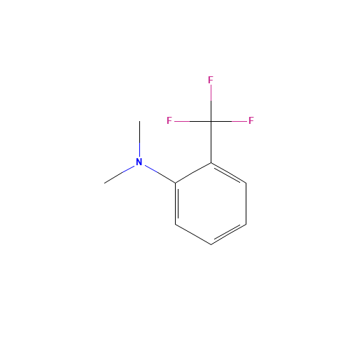 N,N-Dimethyl-2-(trifluoromethyl)aniline (CAS: 54672-14-9) - Chemical Structure and Molecular Formula 