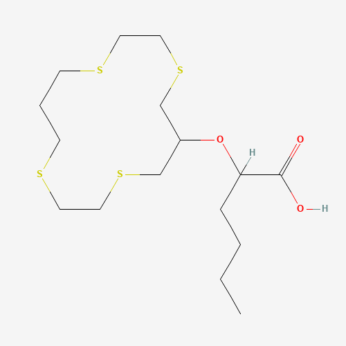 2-(1,4,8,11-tetrathiacyclotetradec-6-yloxy)hexanoic acid (CAS: 162316-51-0) - Related Chemical Product