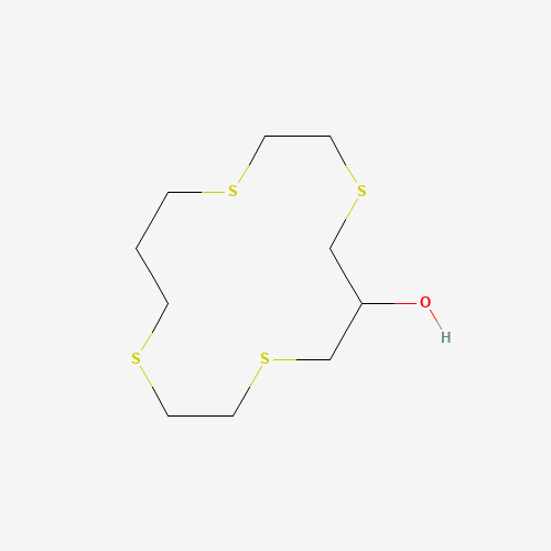 1,4,8,11-Tetrathiacyclotetradecan-6-ol (CAS: 74515-42-7) - Chemical Structure and Molecular Formula 
