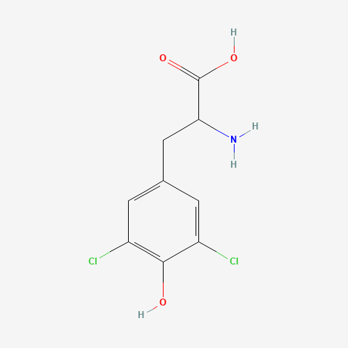 3,5-dichlorotyrosine (CAS: 3387-87-9) - Chemical Structure and Molecular Formula 
