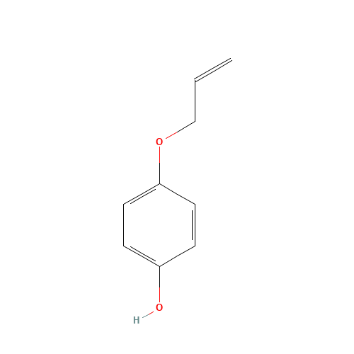 4-(allyloxy)phenol (CAS: 6411-34-3) - Chemical Structure and Molecular Formula 