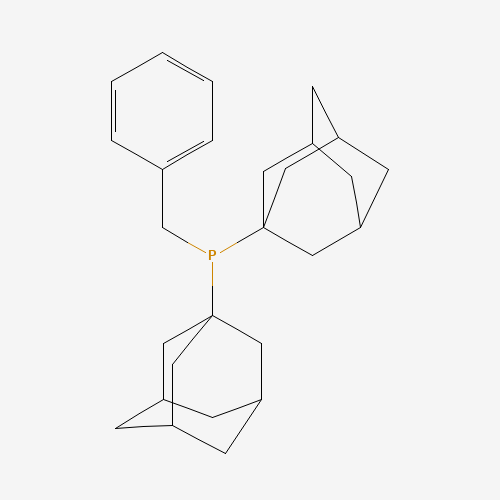 Di(adamantan-1-yl)(benzyl)phosphine (CAS: 395116-70-8) - Chemical Structure and Molecular Formula 