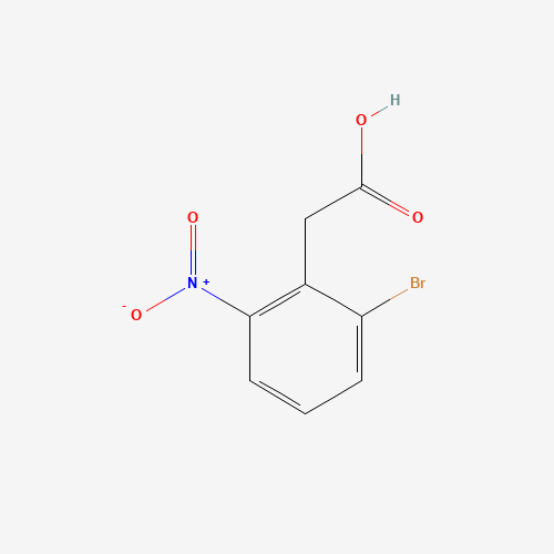 (2-Bromo-6-nitrophenyl)acetic acid (CAS: 37777-74-5) - Chemical Structure and Molecular Formula 