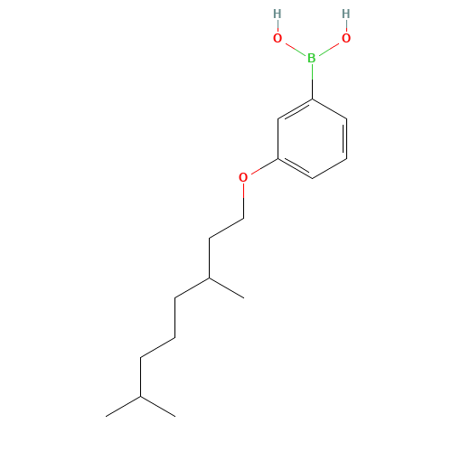{3-[(3,7-Dimethyloctyl)oxy]phenyl}boronic acid (CAS: 209347-66-0) - Related Chemical Product