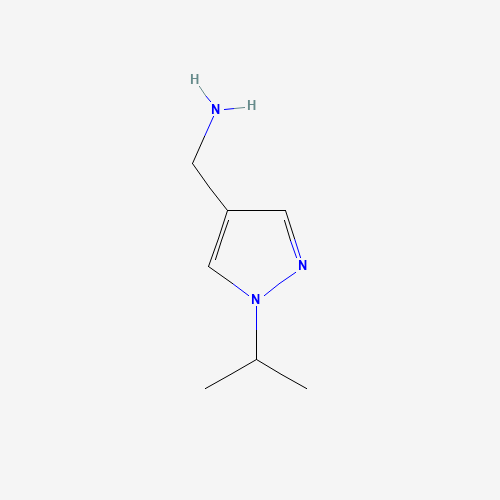 1-(1-Isopropyl-1H-pyrazol-4-yl)methanamine (CAS: 936940-09-9) - Related Chemical Product