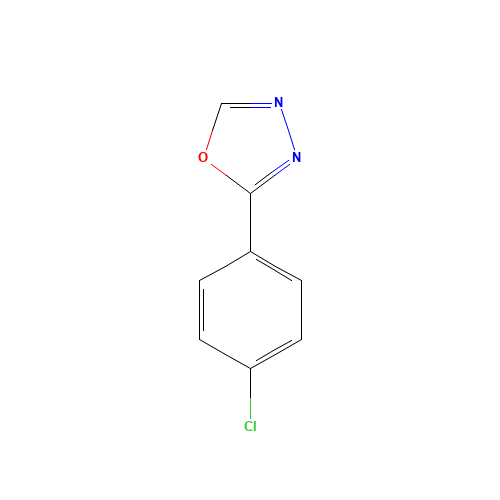 1,3,4-oxadiazole, 2-(4-chlorophenyl)- (CAS: 23289-10-3) - Related Chemical Product
