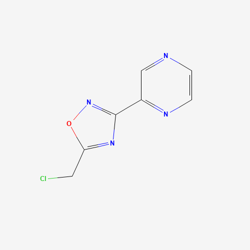 2-[5-(Chloromethyl)-1,2,4-oxadiazol-3-yl]pyrazine (CAS: 114346-91-7) - Related Chemical Product
