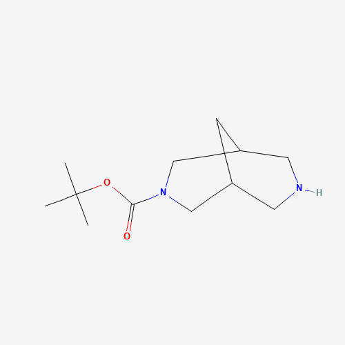 2-Methyl-2-propanyl 3,7-diazabicyclo[3.3.1]nonane-3-carboxylate (CAS: 227940-72-9) - Chemical Structure and Molecular Formula 