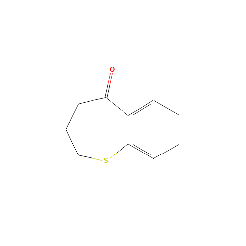 3,4-Dihydro-1-benzothiepin-5(2H)-one (CAS: 21609-70-1) - Chemical Structure and Molecular Formula 