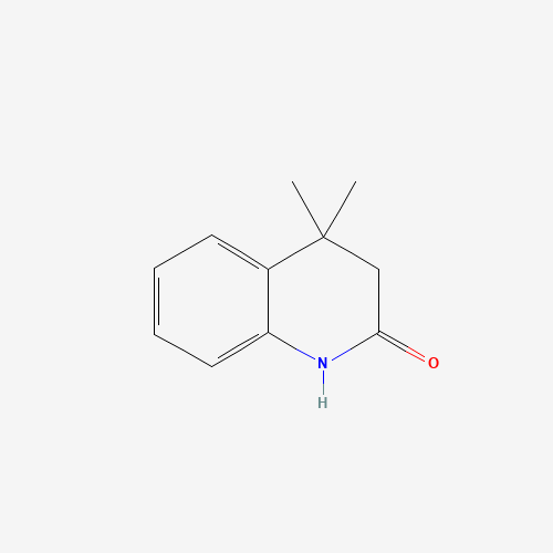4,4-Dimethyl-3,4-dihydro-2(1H)-quinolinone (CAS: 76693-04-4) - Chemical Structure and Molecular Formula 