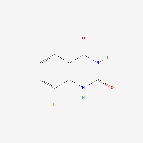 8-bromoquinazoline-2,4-diol (CAS: 331646-99-2) - Chemical Structure and Molecular Formula 