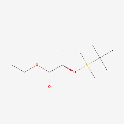 Ethyl (2S)-2-{[dimethyl(2-methyl-2-propanyl)silyl]oxy}propanoate (CAS: 106513-42-2) - Related Chemical Product