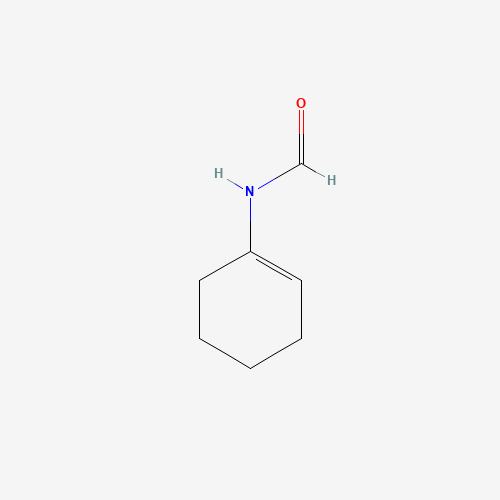 N-1-Cyclohexen-1-ylformamide (CAS: 40652-40-2) - Chemical Structure and Molecular Formula 