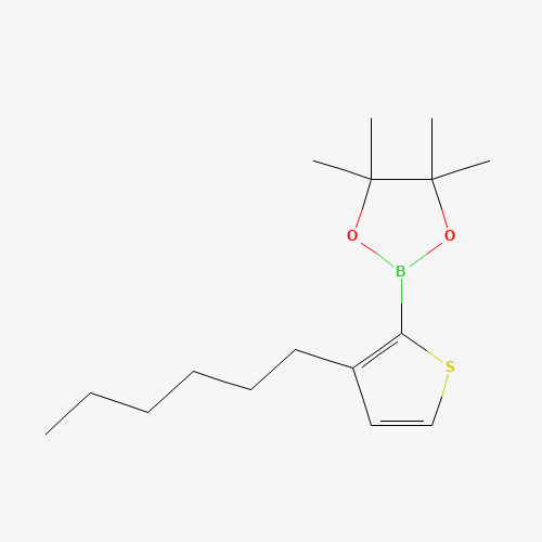 2-(3-Hexyl-2-thienyl)-4,4,5,5-tetramethyl-1,3,2-dioxaborolane (CAS: 850881-09-3) - Related Chemical Product