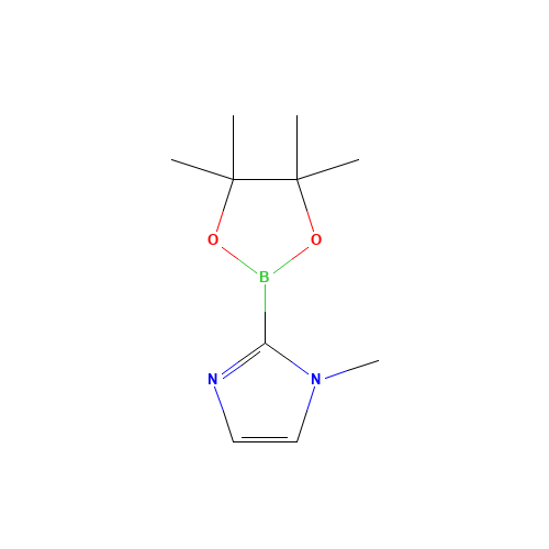 (2-hydroxy-1,1,2-trimethyl-propoxy)-(1-methylimidazol-2-yl)borinic acid (CAS: 553651-31-3) - Chemical Structure and Molecular Formula 