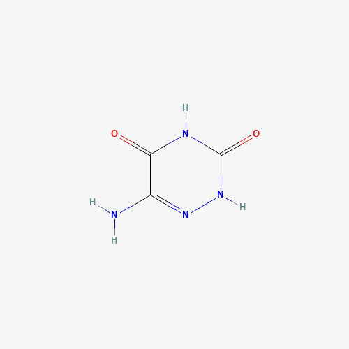 6-Amino-1,2,4-triazine-3,5(2H,4H)-dione (CAS: 18802-38-5) - Chemical Structure and Molecular Formula 