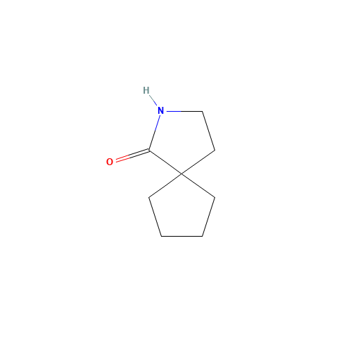 2-Azaspirononan-1-one (CAS: 1004-51-9) - Chemical Structure and Molecular Formula 