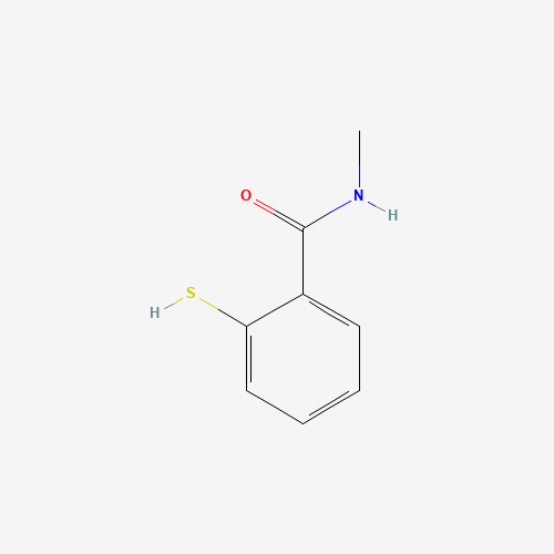 N-methyl-2-sulfanylbenzamide (CAS: 20054-45-9) - Chemical Structure and Molecular Formula 