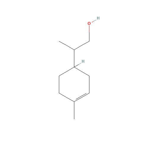 (+)-p-Menth-1-en-9-ol (CAS: 18479-68-0) - Chemical Structure and Molecular Formula 