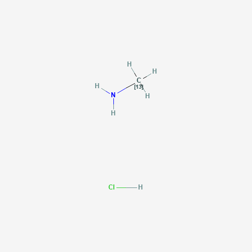 (13C)Methanamine hydrochloride (CAS: 60656-93-1) - Chemical Structure and Molecular Formula 