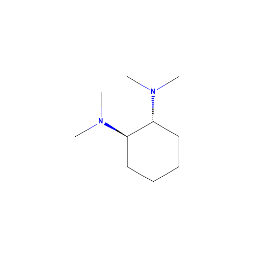 (1R,2R)-N,N,N',N'-Tetramethyl-1,2-cyclohexanediamine (CAS: 53152-69-5) - Chemical Structure and Molecular Formula 