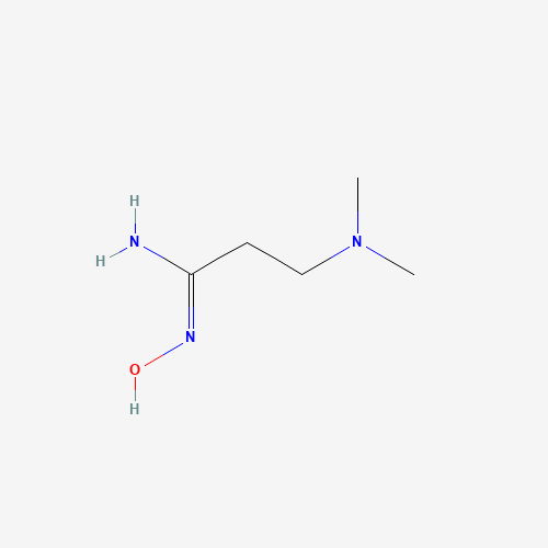 (1Z)-3-(dimethylamino)-N'-hydroxypropanimidamide (CAS: 98138-26-2) - Chemical Structure and Molecular Formula 