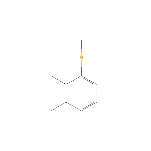 (2,3-Dimethylphenyl) trimethylsilane (CAS: 17961-79-4) - Chemical Structure and Molecular Formula 