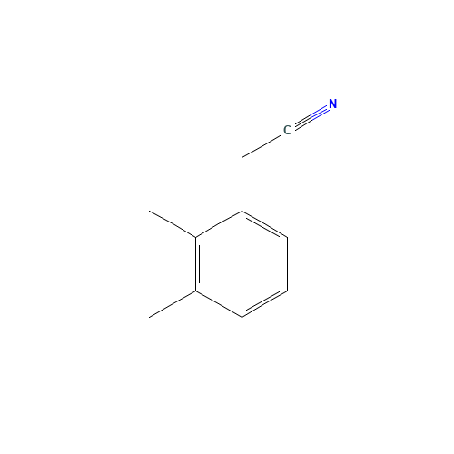 (2,3-Dimethylphenyl)acetonitrile (CAS: 76574-43-1) - Chemical Structure and Molecular Formula 