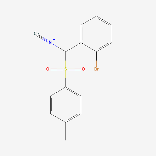 (2-Bromophenyl)(isocyano)methyl 4-methylphenyl sulfone (CAS: 936548-16-2) - Chemical Structure and Molecular Formula 