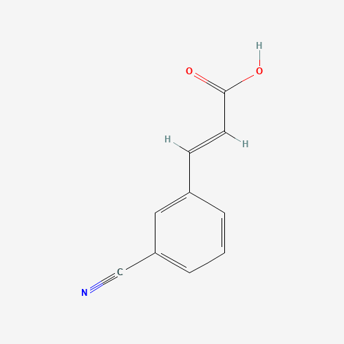 (2E)-3-(3-cyanophenyl)acrylic acid (CAS: 32858-79-0) - Chemical Structure and Molecular Formula 