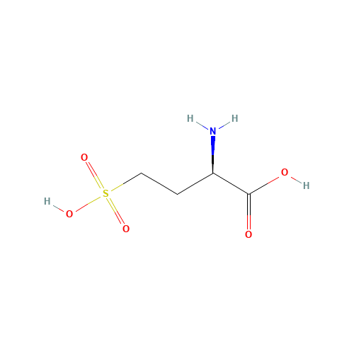(2R)-2-Amino-4-sulfobutanoic acid (CAS: 56892-03-6) - Chemical Structure and Molecular Formula 