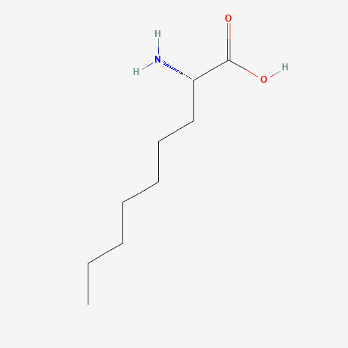 (2R)-2-Ammoniononanoate (CAS: 133444-84-5) - Chemical Structure and Molecular Formula 