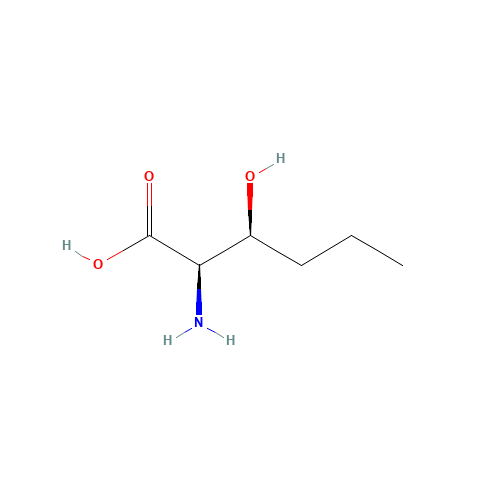 (2R,3S)-2-amino-3-hydroxy-hexanoic acid (CAS: 59286-25-8) - Chemical Structure and Molecular Formula 