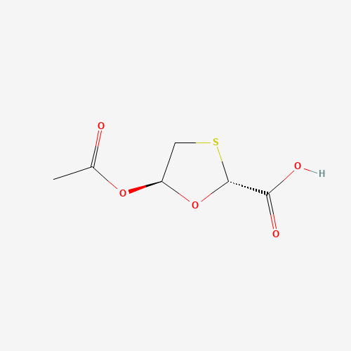 (2R,5S)-5-Acetoxy-1,3-oxathiolane-2-carboxylic acid (CAS: 147027-05-2) - Related Chemical Product
