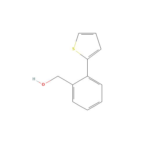 (2-thien-2-ylphenyl)methanol (CAS: 773872-97-2) - Chemical Structure and Molecular Formula 