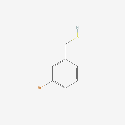 (3-Bromophenyl)methanethiol (CAS: 886497-84-3) - Chemical Structure and Molecular Formula 