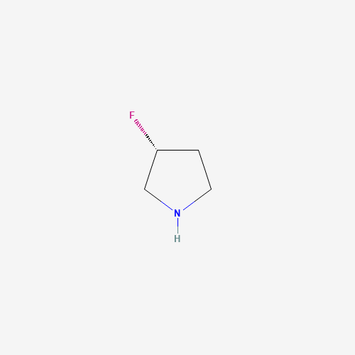 (3R)-3-Fluoropyrrolidine (CAS: 679431-51-7) - Chemical Structure and Molecular Formula 