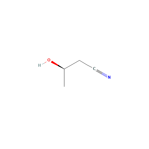 (3R)-3-Hydroxybutanenitrile (CAS: 125103-95-9) - Chemical Structure and Molecular Formula 