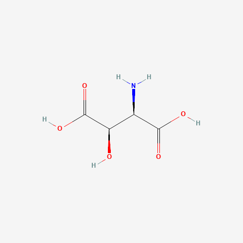 (3S)-3-Hydroxy-D-aspartic acid (CAS: 16417-36-0) - Chemical Structure and Molecular Formula 