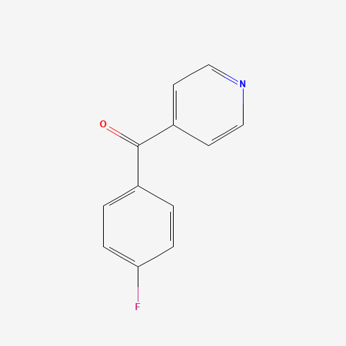 (4-fluorophenyl)(pyridin-4-yl)methanone (CAS: 41538-36-7) - Chemical Structure and Molecular Formula 