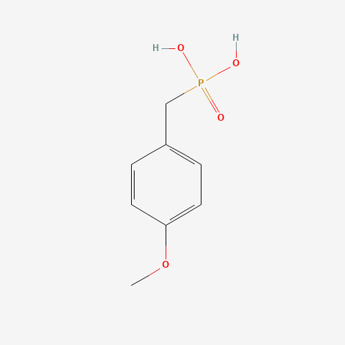 (4-Methoxybenzyl)phosphonic acid (CAS: 40299-61-4) - Chemical Structure and Molecular Formula 