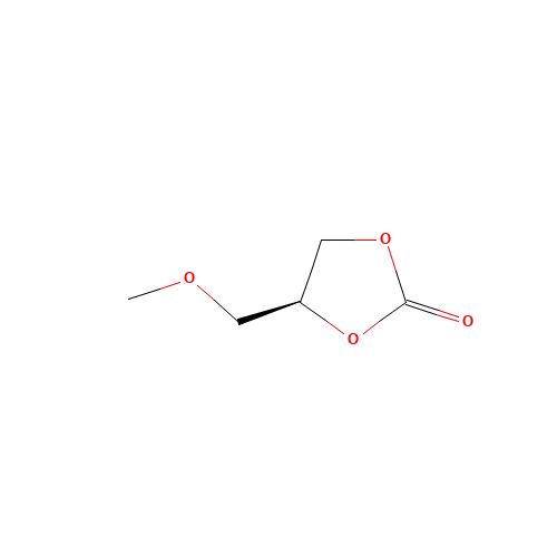 (4S)-4-(Methoxymethyl)-1,3-dioxolan-2-one (CAS: 135682-18-7) - Chemical Structure and Molecular Formula 