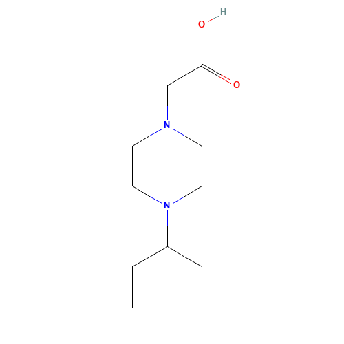 (4-sec-Butylpiperazin-1-yl)acetic acid (CAS: 722491-34-1) - Related Chemical Product