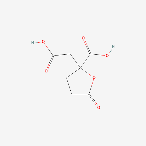(5-Oxotetrahydro-2-furanyl)acetyl hydrogen carbonate (CAS: 91912-46-8) - Chemical Structure and Molecular Formula 