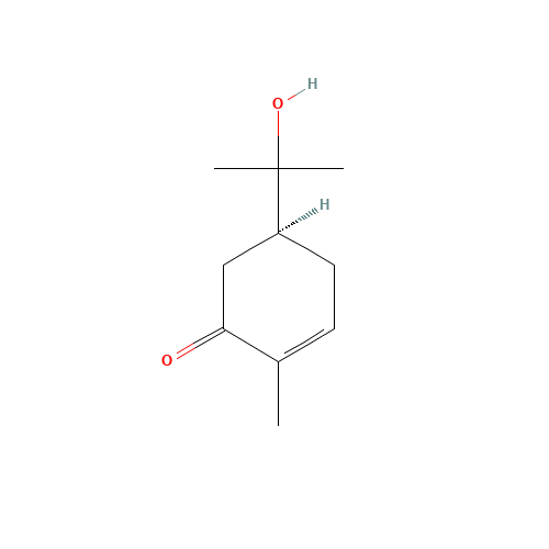 (5S)-5-(2-Hydroxypropan-2-yl)-2-methylcyclohex-2-en-1-one (CAS: 60593-11-5) - Related Chemical Product