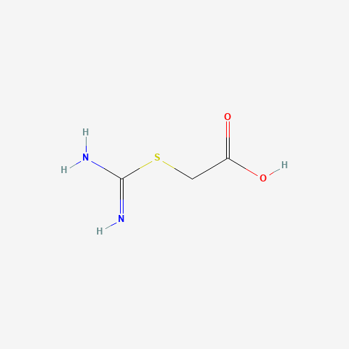 (carbamimidoylsulfanyl)acetic acid (CAS: 7404-50-4) - Chemical Structure and Molecular Formula 
