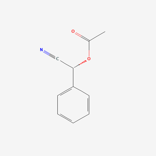 (R)-Cyano(phenyl)methyl acetate (CAS: 119718-89-7) - Chemical Structure and Molecular Formula 
